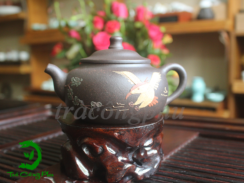 Ấm Tử Sa Biển Phúc Đại Bàng - ATS1015